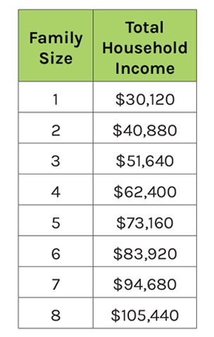 2024 Income Table